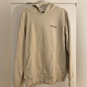 Talentless Women Circle Logo Hoodie in Bone Color